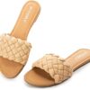 FITORY Women's Stylish Flat Sandals